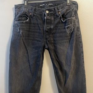 Black Distressed Jeans